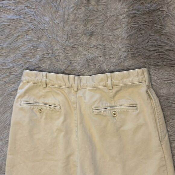 Lands‎ end men’s khaki cotton shorts size 33 - Picture 6 of 6